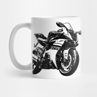 YZF R6 Bike Sketch Art Mug